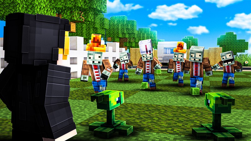 Thumbnail: PVZ, ABER IN MINECRAFT